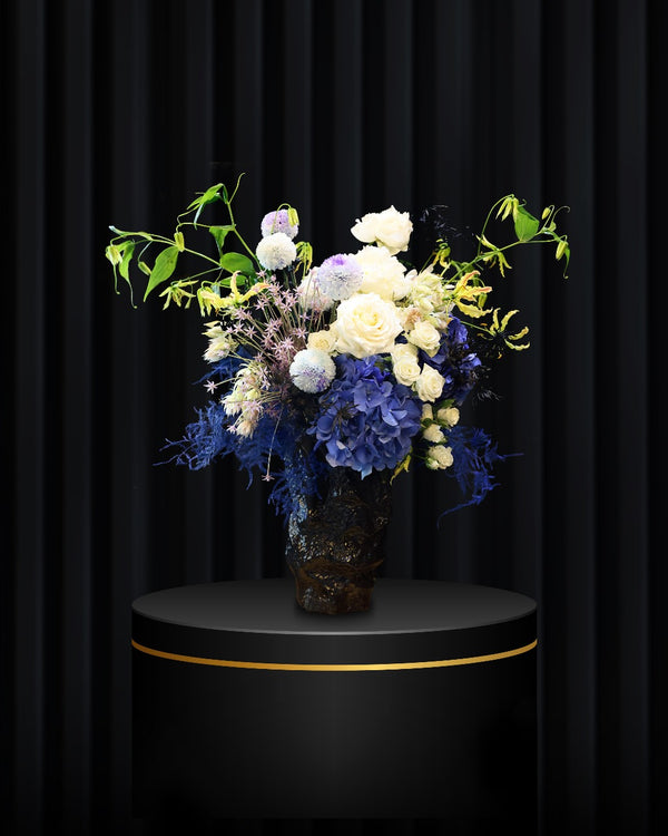 Imperial Glow – Hydrangea & Schubertii Luxury Arrangement