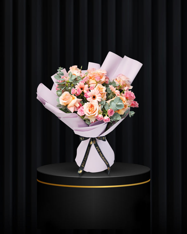 Peach Blossom Radiance Bouquet