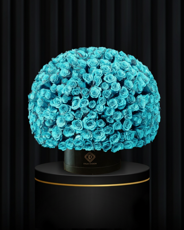 Luxury 365 Tiffany Blue Rose Hatbox
