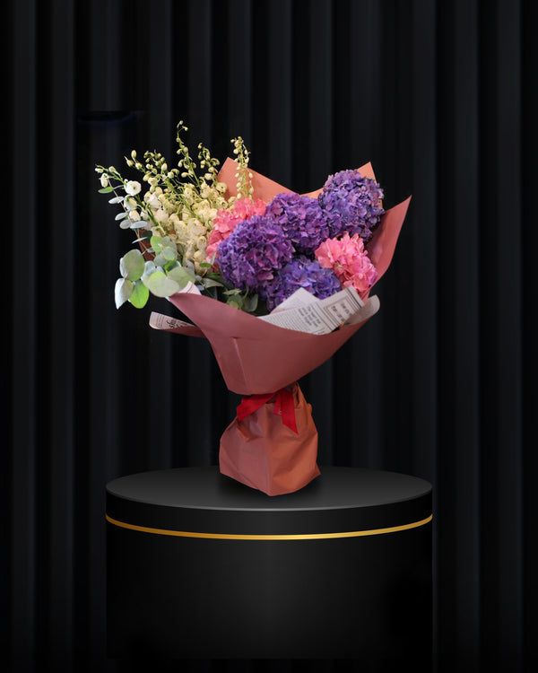 Pastel Serenity – Luxury Hand-Tied Bouquet